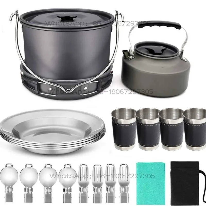 Outdoor Hanging Pot Picnic Pot Equipment Environmentally Friendly Picnic Ultra-light  Marching Pot Camping