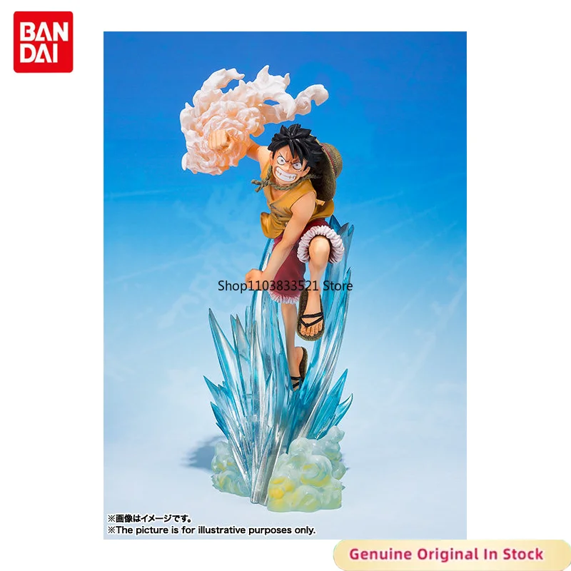 

BANDAI Original Figuarts Zero One Piece Monkey D. Luffy ,Brother's Bond EXTRA BATTLE Character Action Model Desktop Ornaments