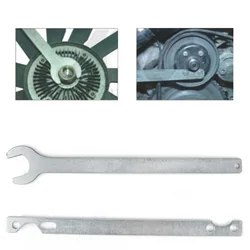 2pcs 32mm Fan Clutch Nut Wrench, Hand Water Pump Holder Removal Tool Kit Sets For BMW E34 E39 E36 E46 E90 M52TU M54 M56 M60