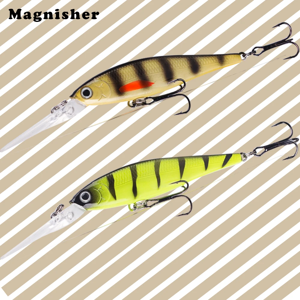 Magnisher Deepwater Minnow Köder 11,5 cm 10g schwimmende künstliche Hart fisch köder Wobble Shad Köder Deep Diver Kurbel Köder Tackle