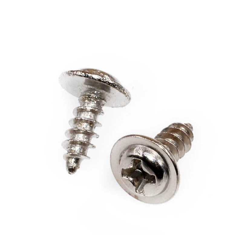 M3 self-tapping screw cross round head screw nickel-plated PWA pan head computer motherboard pointed tail screw