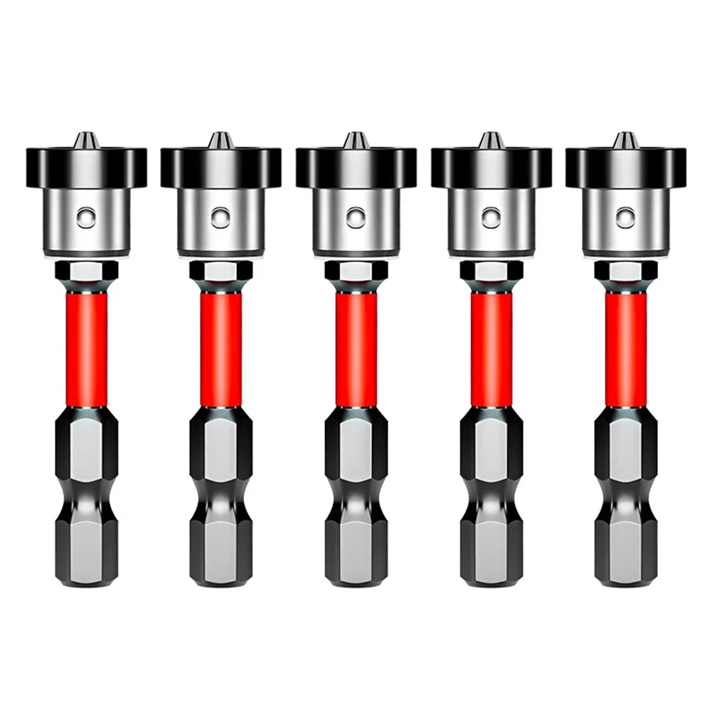 5 Pcs Screwdriver Tools Workpro Hand Drill Accessories Electric Drill Bits Anti-rust Treatment Concentric Design