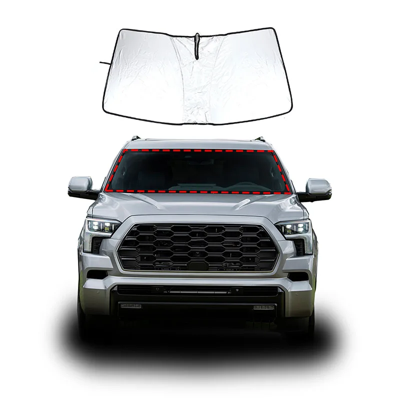 For Toyota Sequoia 2021-2024 Car forward Windshield Sunshade Car Solar Protection pad Car Accessories