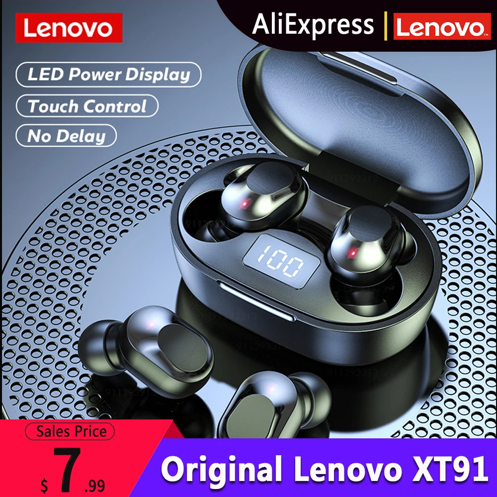 مراجعات شاملة لسماعات Lenovo XT91 اللاسلكية: تجربة صوتية مثالية مع التحكم باللمس والعزل الصوتي