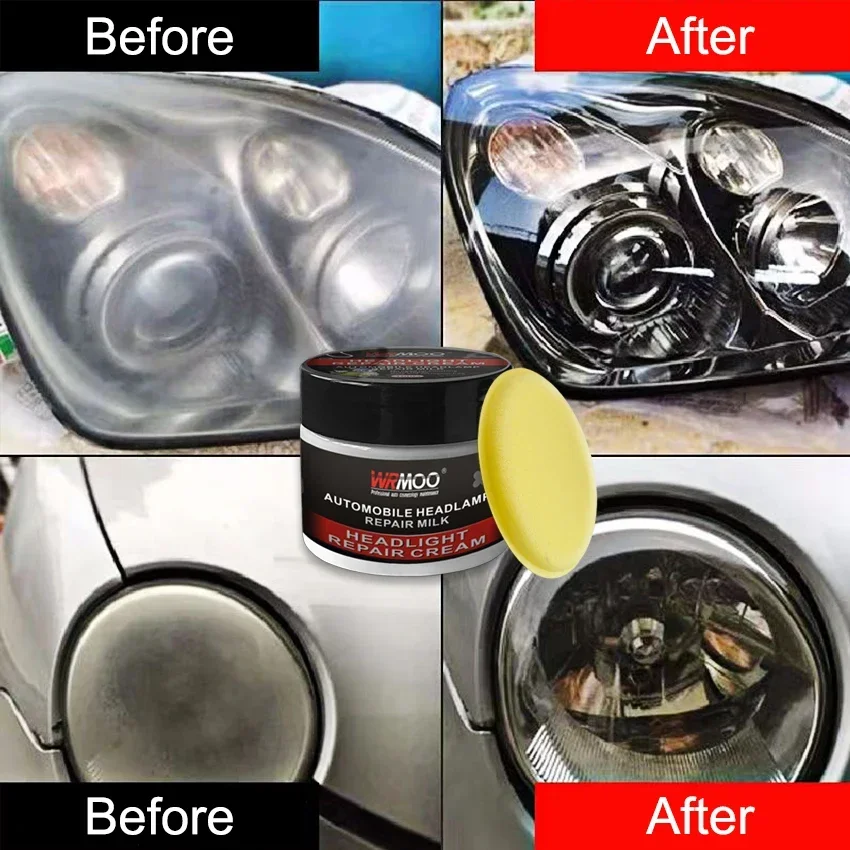 Headlight Restoration Kit Headlight Polish Car Light Repair Cleaner Kit Auto Renovation Liquid Repair Maintenance image 5