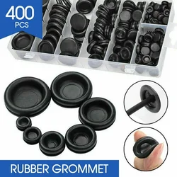 170/200/400pcs Rubber Grommet Assortment Firewall Hole Electrical Wire Grommet Gasket Kit for Wire Plug and Cable 7-25mm o ring