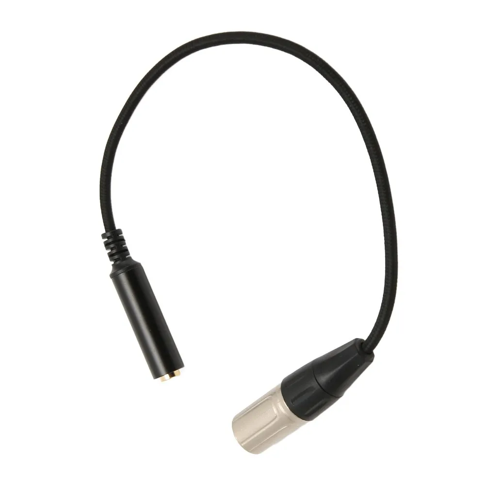 3 Pin Male To 6.35mm 6.35 Mm 1/4 Inch Female To XLR Male Adapter Cable Balanced Connection 0.3 Meters / 0.98ft Microphone Cable