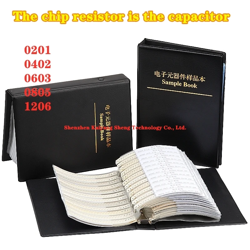 

Capacitors Kit SMD Capacitor Sample Book 0201 0402 0603 0805 1206 Chip Assortment Pack 50/80/90/92values 25 50 pcs