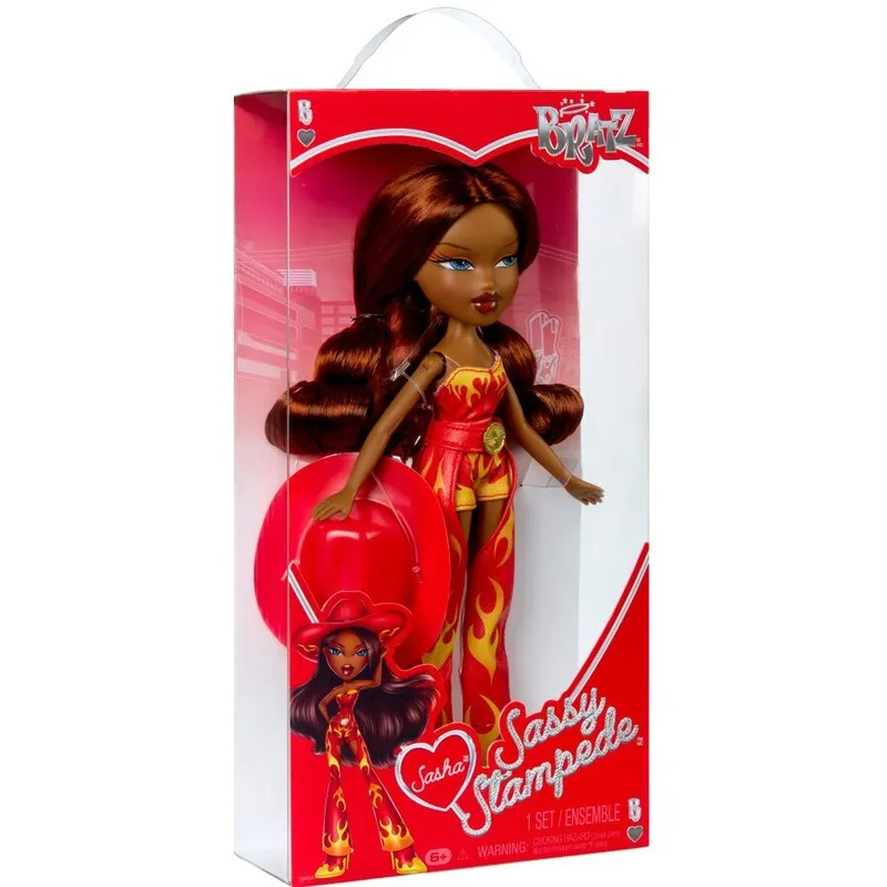Bratz Sassy Stampede Jade Fashion Doll Trendy Collectible Action Figure Girl Play Toy Simulation Character Desktop Ornament Gift