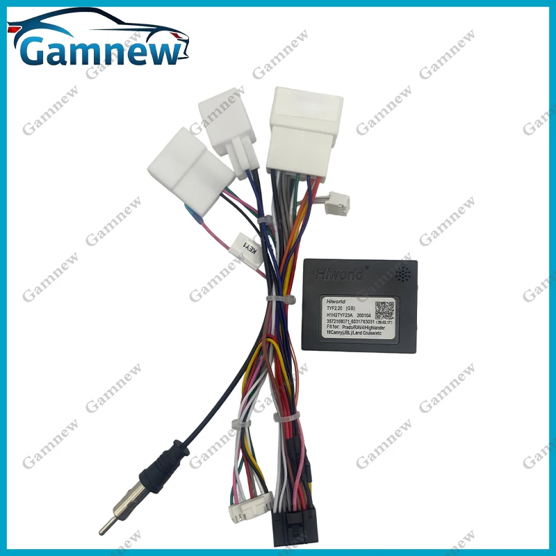 Car Wiring Harness Adapter Canbus Box TX/IEBUS JBL Amplifier Decoder For Toyota Prius Prado Harrier Lexus RX Camry Venza Hiword