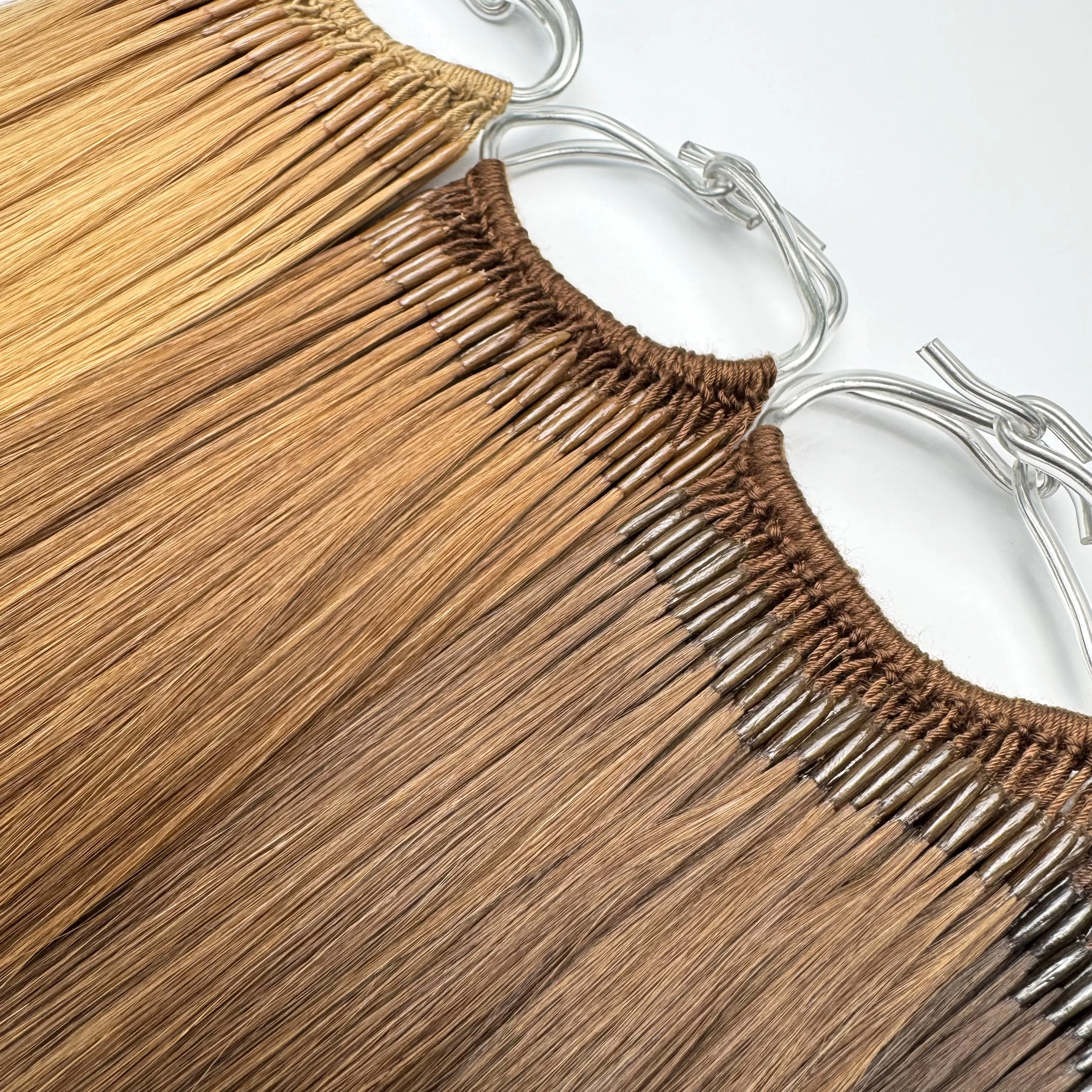 Straight Korea Popular Cotton String Twins Tip Hair Extensions Brazilian Remy Hair 0.5G/Pcs Keratin I-Tip Human Hair For Woman