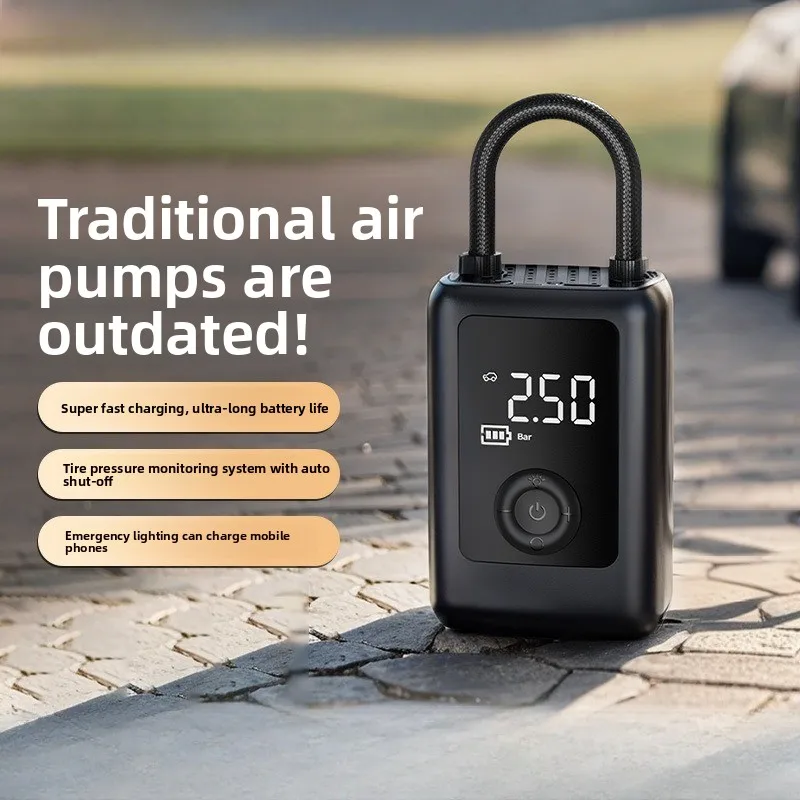 

Wireless Car Air Compressor Air Pump Electric Tire Inflator Pump for Motorcycle Bicycle AUTO Tyre with Digital Display