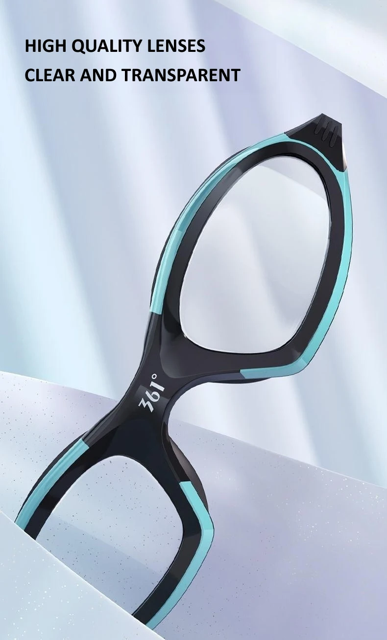 Professionelle Schwimmbrille, HD, wasserdicht, beschlagfrei, Silikon-Schwimmkappe, Wassersport-Ausrüstung für Männer und Frauen – Detail 3