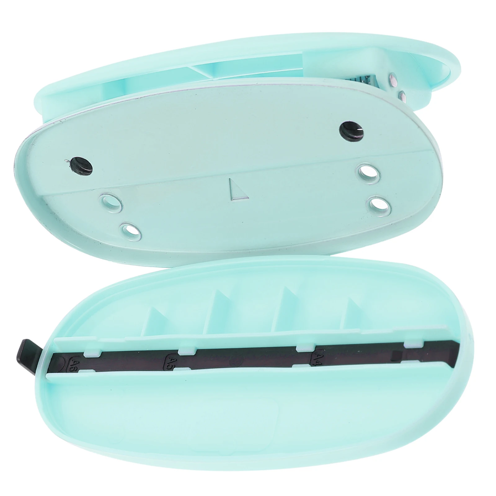

Hole Puncher 6cm Double Hole Pink Manual Paper Punch Office School Supplies Adjustable Binding Tool Craft Materials
