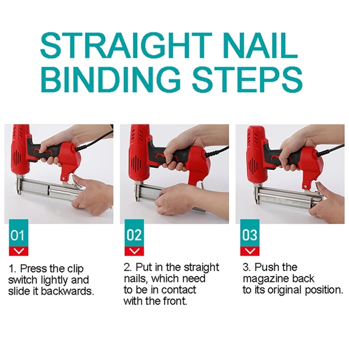 

A83Z 2600 Вт электрический гвоздезабивной и степлер мебельный скоб F30 для деревянной рамы столярные изделия деревообрабатывающие электроинструменты вилка европейского стандарта