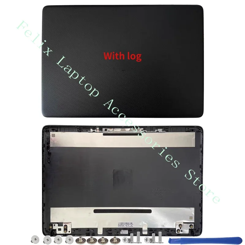 NEW For HP 14S-CF CR 14-CF 14-DK 14-DF 14-DP 340 G5 TPN-I135 I130 LCD Back Cover/Front Bezel/Hinges/Palmrest/Bottom Case black