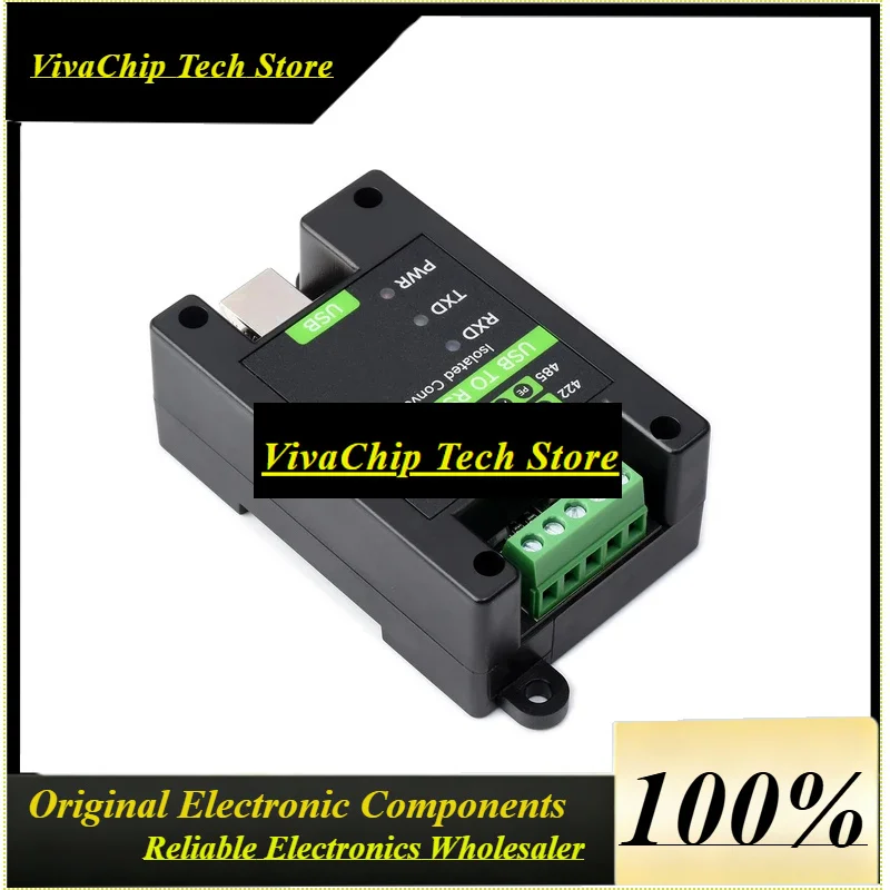 VivaCRS422 Converter USB To 300bps To 3Mbps ABS Material Isolated Voltage Industrial