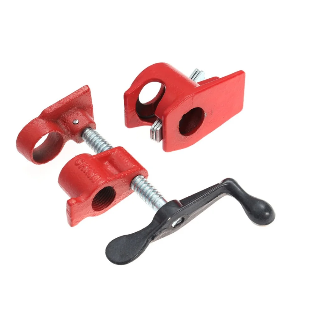 3/4 Pipe Clamp Engineered for Strength in Woodworking Metal Fabrication and Plastic Projects Requiring Secure Hold