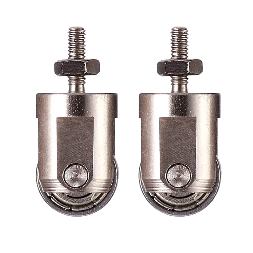 2pcs M2.5 Dial Indicator Contact 22.5mm Length 10mm Roller Diameter Point Depth Gauge Roller Measuring Tip Parts