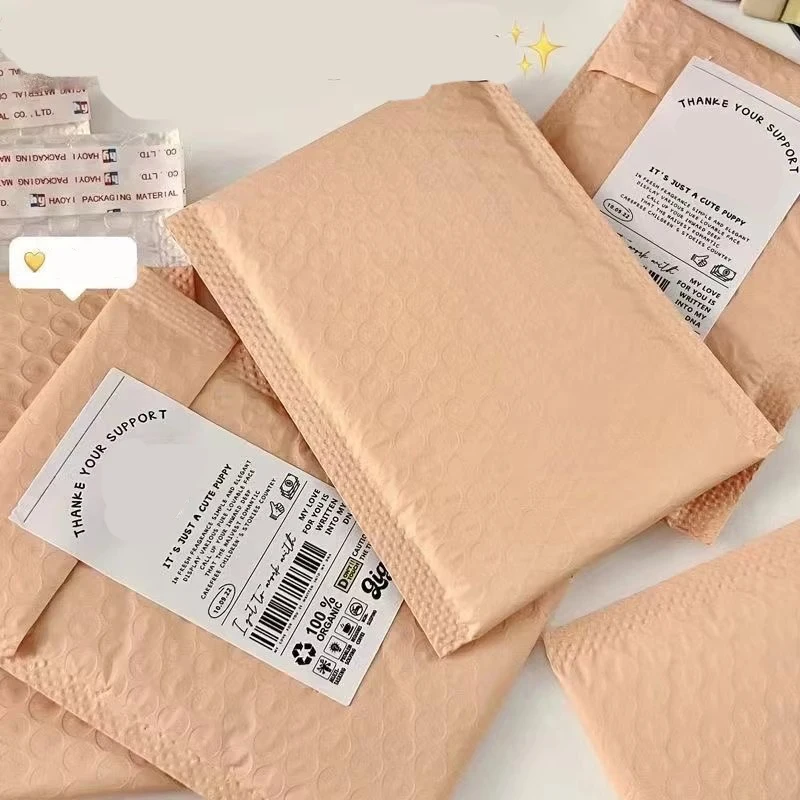 100Pcs Waterproof Thickened Express Bubble Bag Envelope Bag Self Adhesive Bag Stationery Photo Packaging Bag