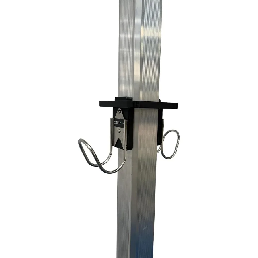 Support de tuyau sécurisé et robuste pour quai, matériau de qualité marine résistant aux UV et à la rouille avec une installation facile sans perçage, parfait pour l'extérieur