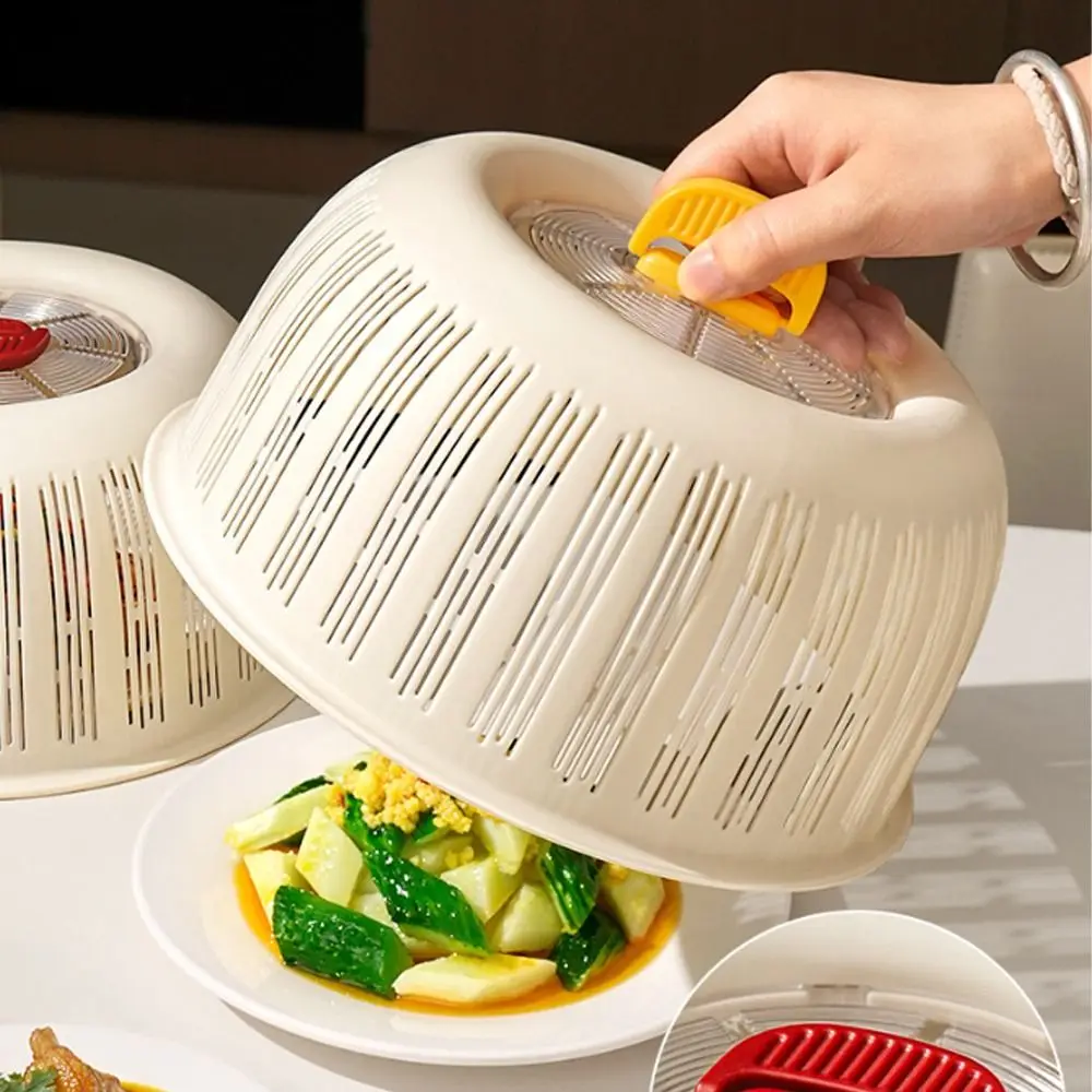 

Пластиковая крышка для продуктов от насекомых и пыли, термостойкая, дышащая, с дренажом, для кухни