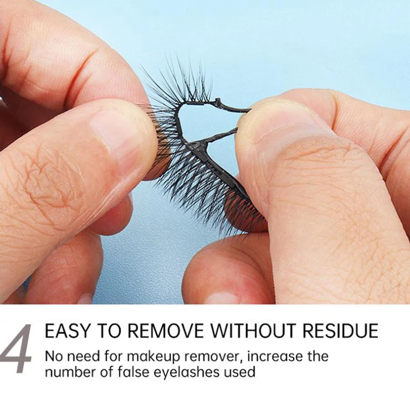 自己粘着まつげストリップテープ防水まつげ接着剤ストリップまつげクラスター用自己粘着まつげパッド交換用