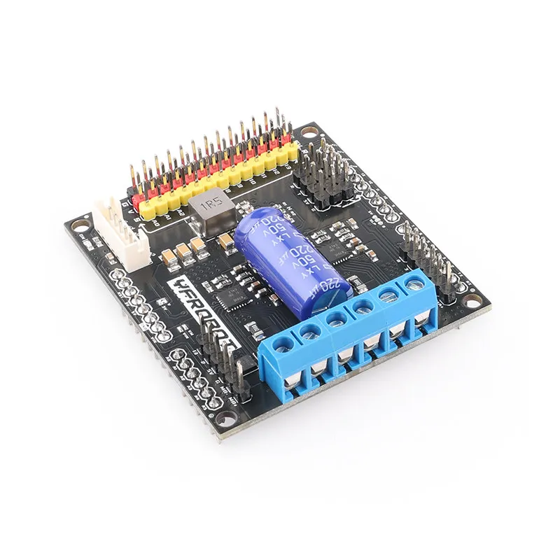 MD02Pro Dual-channel Motor Driver with Encoder Motor Ports, Specialized for Ackermann Steering Robots & Robotic Arms, Compatible