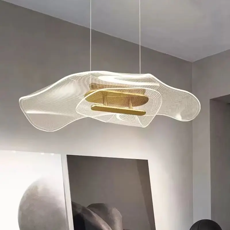 Modern Europe ceiling Lustres Living Room Decor chandelier indoor dimmable Acrylic Hanging