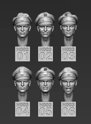 1/35 Resin Model Figure GK ,6 Figure , Unassembled and unpainted kit