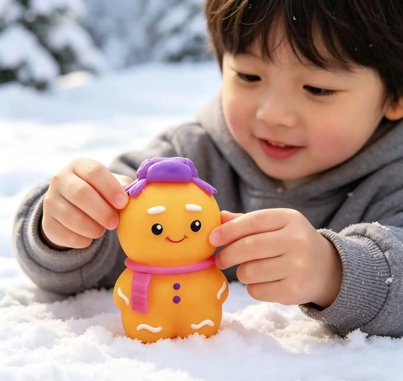 schylling-needoh-2026-boneco-de-gengibre-antiestresse-squishy-fidget-toy-para-criancas-e-adultos-brinquedo-colecionavel-para-alivio-do-estresse