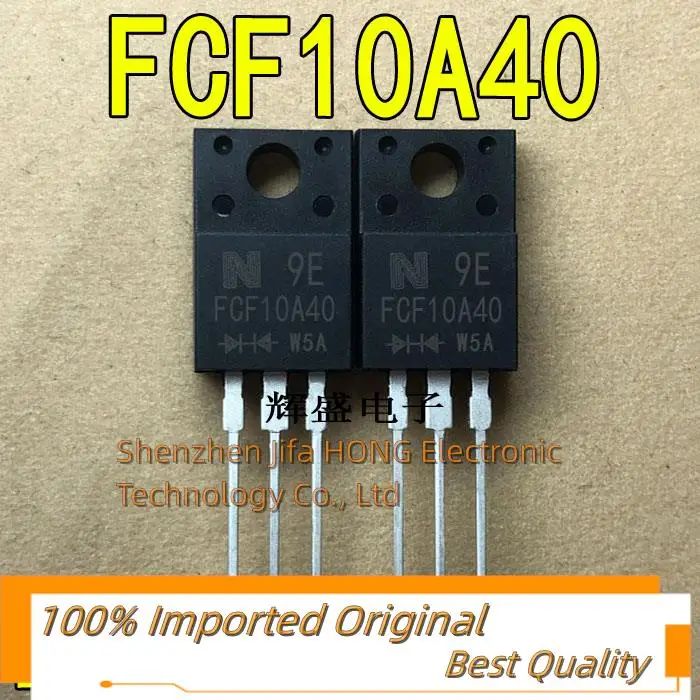 10PCS/Lot   FCF10A40 400V 10A  TO-220F  MOSFET Imported Original Best Quality