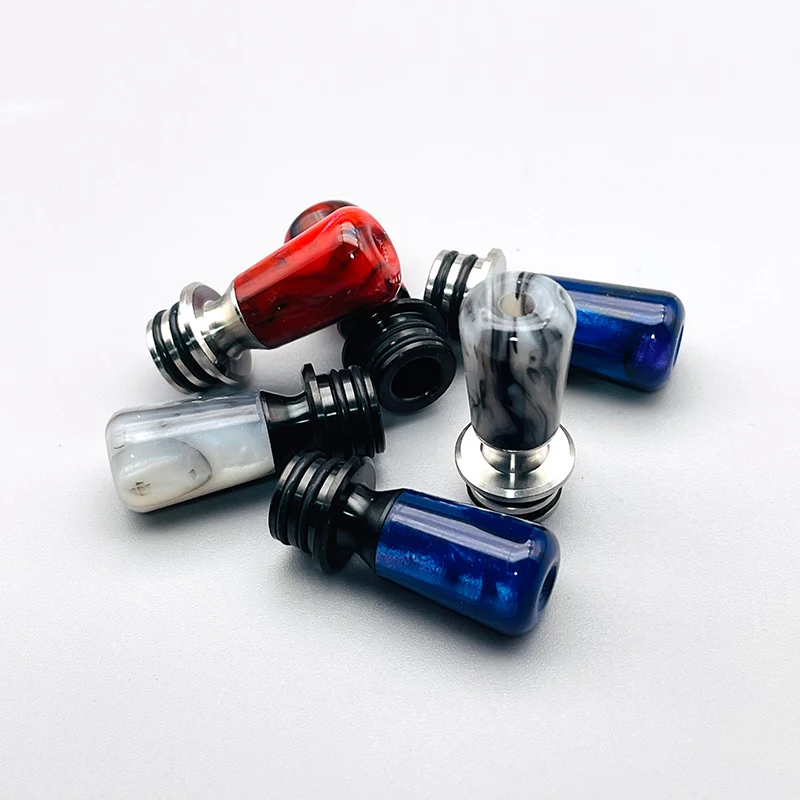 DSX Vape MTL 510 Drip Tip Stainless Steel Resin 3mm For 510 Thread Tank Atomizer RTA RDA RDTA Vape Accessories