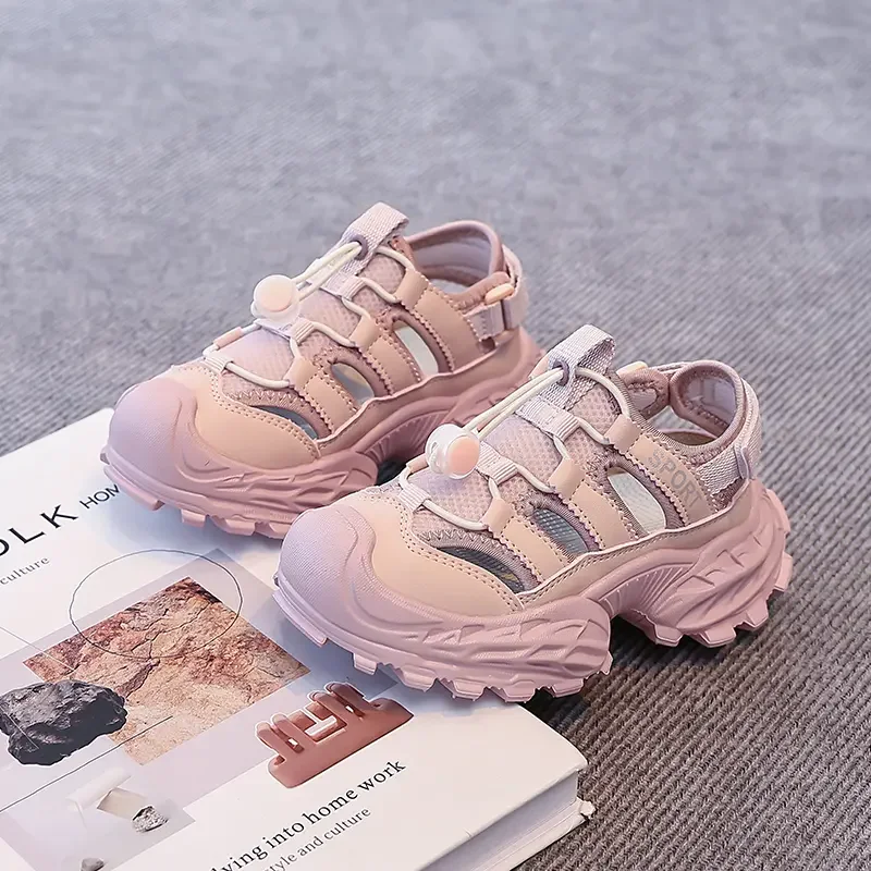 

Soft Wearproof Children Shoes Elastic Sole Comfort School Daily Casual Footwear