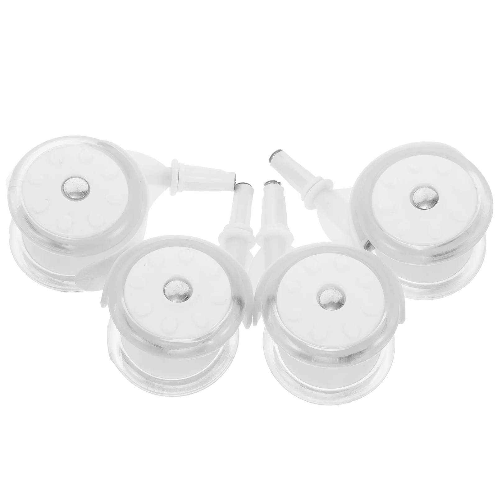 4 Pcs Baby Walker Wheels Accessories Casters Stroller Mosquito Net Cabinet Bob Replacement Plastic Tire Rear Heavy Duty