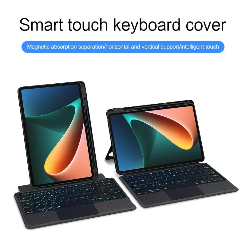 Detachable Keyboard Case For Xiaomi Mi Pad 7/7 Pro 11.2'', Pad 8 Pro 11.2'', MiPad 6/6 Pro 11'' Keyboard Cover With Pencil Holde