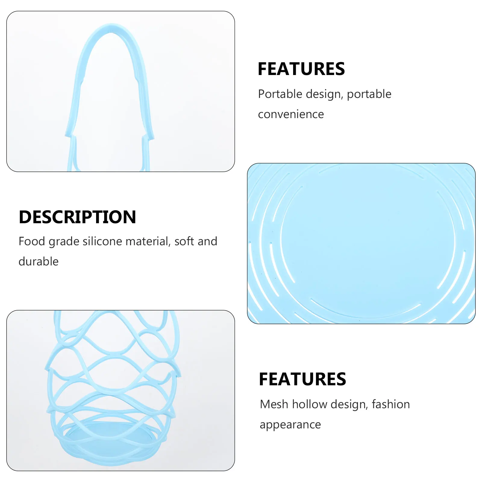 Porte-verres à bouteilles, support Portable, multi-usage, tapis, sac en maille de Silicone, robuste, Compact, multi-usage