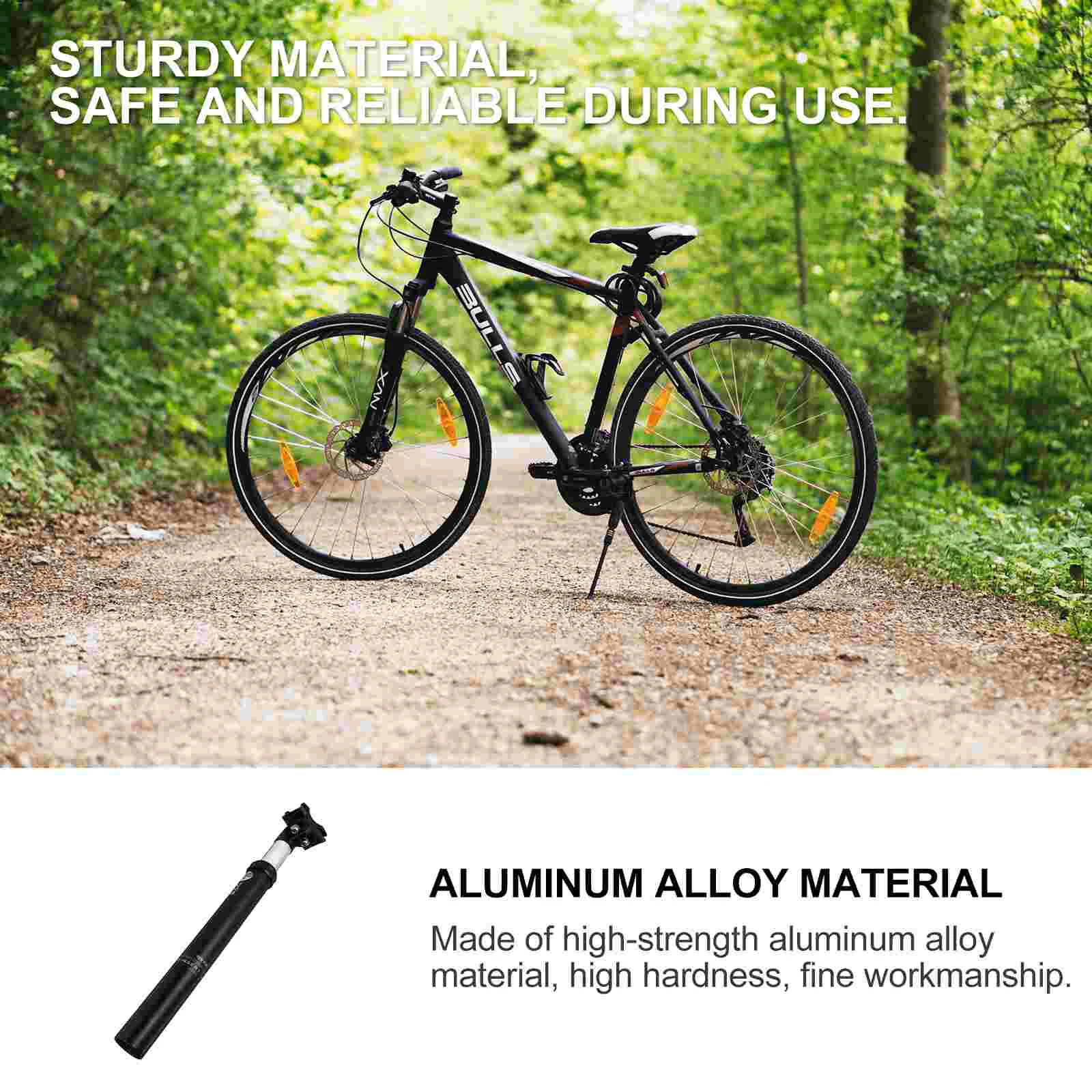 31 6mm Shock Seat Post Seatpost Absorber Saddle Pole Tube Adjustable Bike Damper for Road Absorption Electric