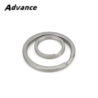 18mm/30mm Titanium Alloy Ring Keychain Car Keyring Outdoor Tool EDC Buckle