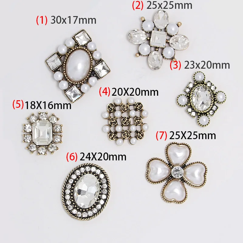 SKYE CIEL 5Pcs Crystals Handmade Jewelry Middle Parts Rhinestones for Jewelry Making Collection Parts Accessories