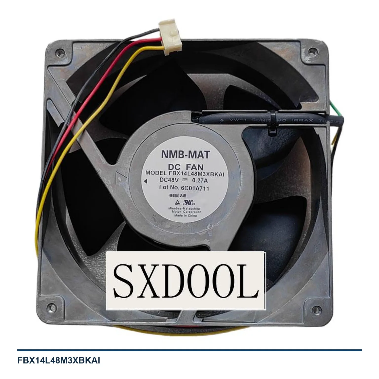 FBX14L48M3XBKAI Cooling Fan 140x140x50mm 14050 48V 0.27A for NMB-MAT