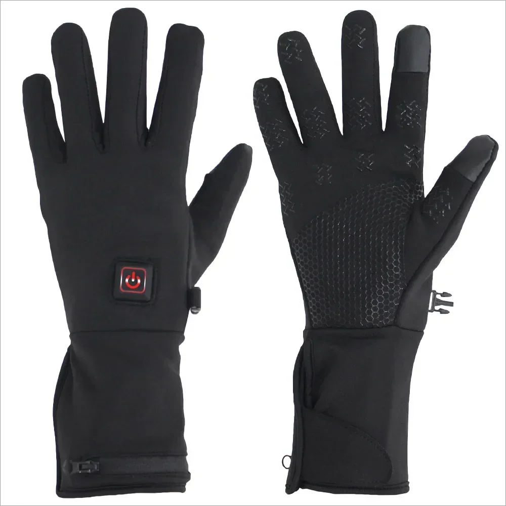 Thin Sports Custom Hand Driving Riding Motorcycle Hunting Skiing Electric Battery Heated Gloves For Men And Women