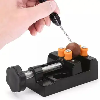 미니 클램프 플랫 테이블 바이스, 조정 가능한 드릴 프레스 바이스, DIY 조각 공예, 시계 수리 도구, T O0c0