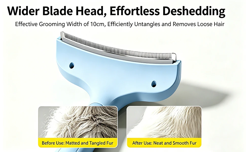 Pet Deshedding Comb，deshedding brush，grooming comb