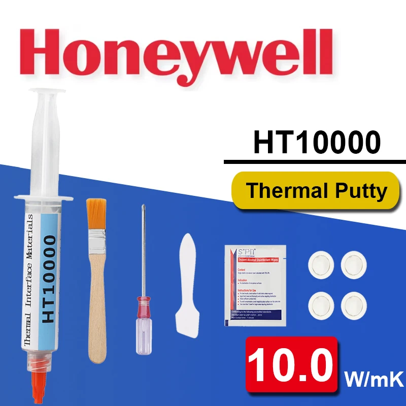 RGEEK Honeywell HT10000 10W/mK Thermal Putty Conductive Silicone Grease Phase Change Thermal Paste Material For CPU GPU Laptops