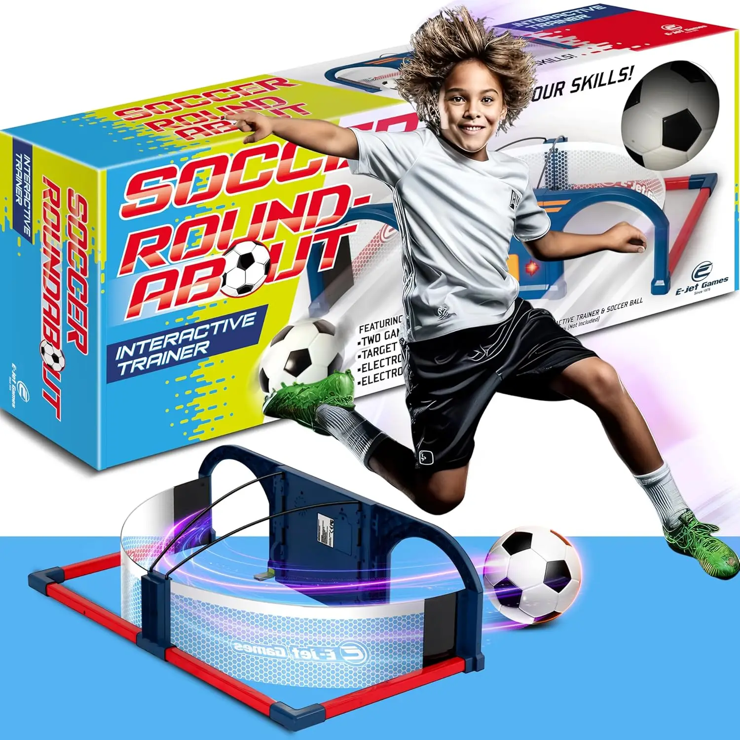 

Interactive Soccer Trainer Ball Set - Fun Indoor Sport Game for Family Parties