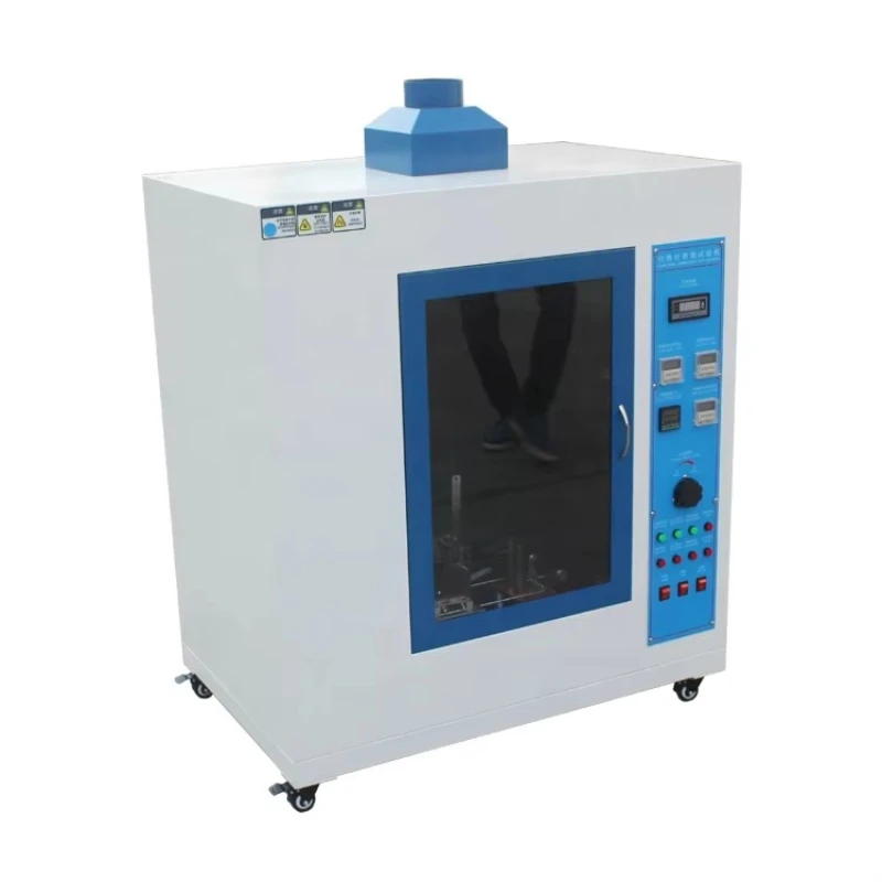 UL94 Horizontal Vertical Combustion Testing Machine Plastic Flame Test Chamber Flammability Tester
