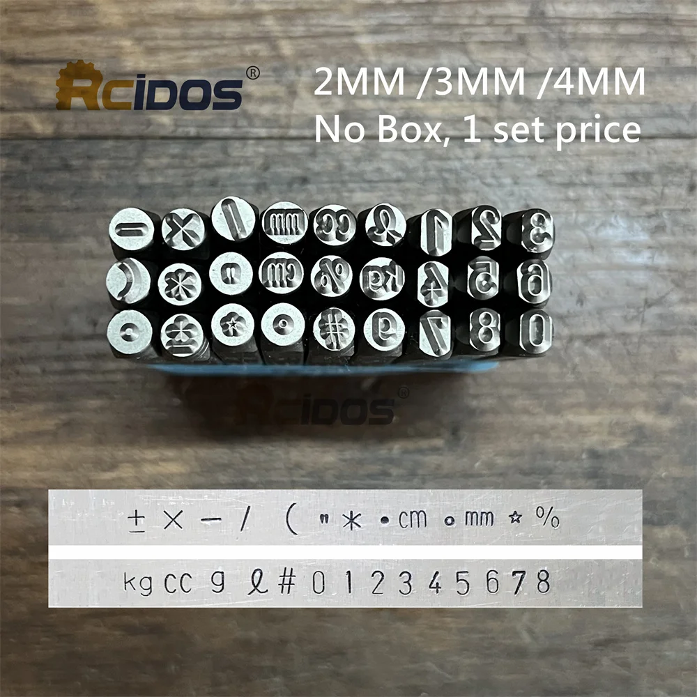 2MM/3MM/4MM symbols  sign,Germany Font style Numbers Metal Stamp Set,jewelry steel punch  Kit,27pcs/set