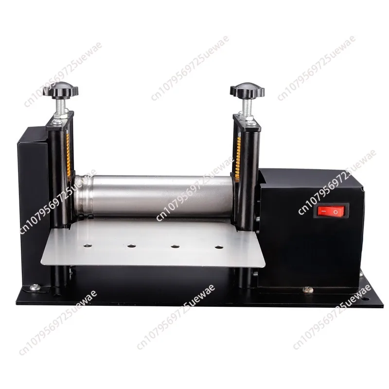 Electric Hand-cranked Small Leather Desktop Drawing Machine Pull Shoulder Strap Barrel Press Leather Machine Laminating Machine