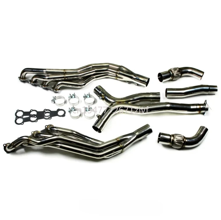

Steel Exhaust Manifold Header for Mercedes Benz AMG CLS55 CLS500 E55 E500 M113K Long for 5.4L Engine Models
